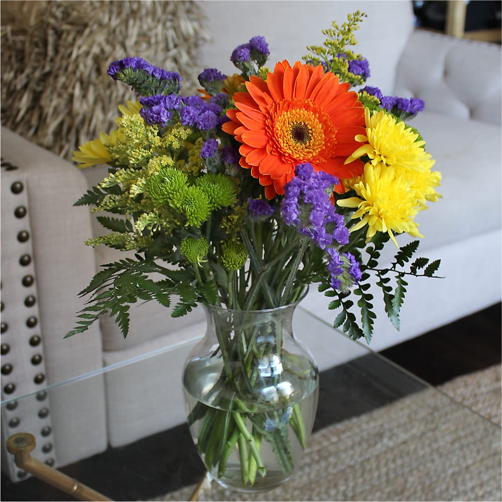 Marmalade Skies Bouquet – GARRISON DESIGNS FLORIST & INTERIORS, Huntington WV