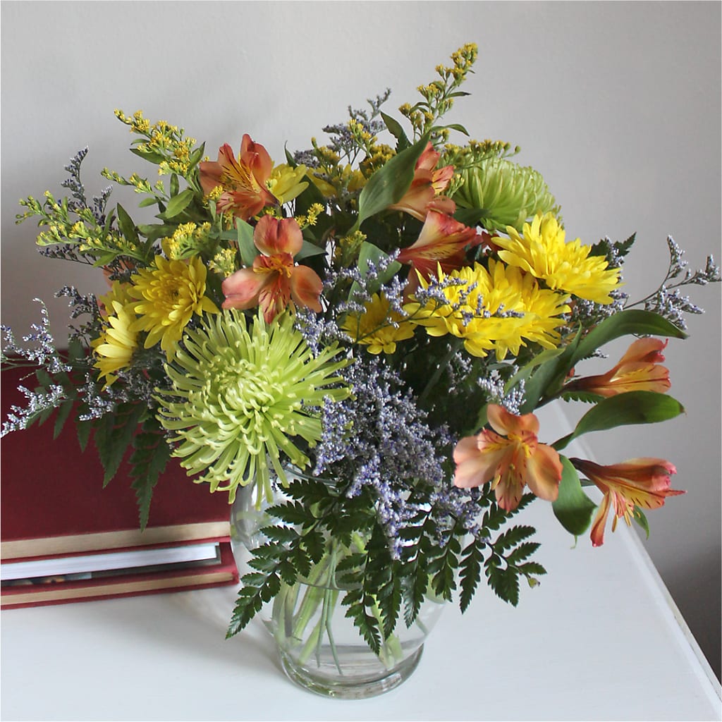 Marmalade Skies Bouquet – GARRISON DESIGNS FLORIST & INTERIORS, Huntington WV