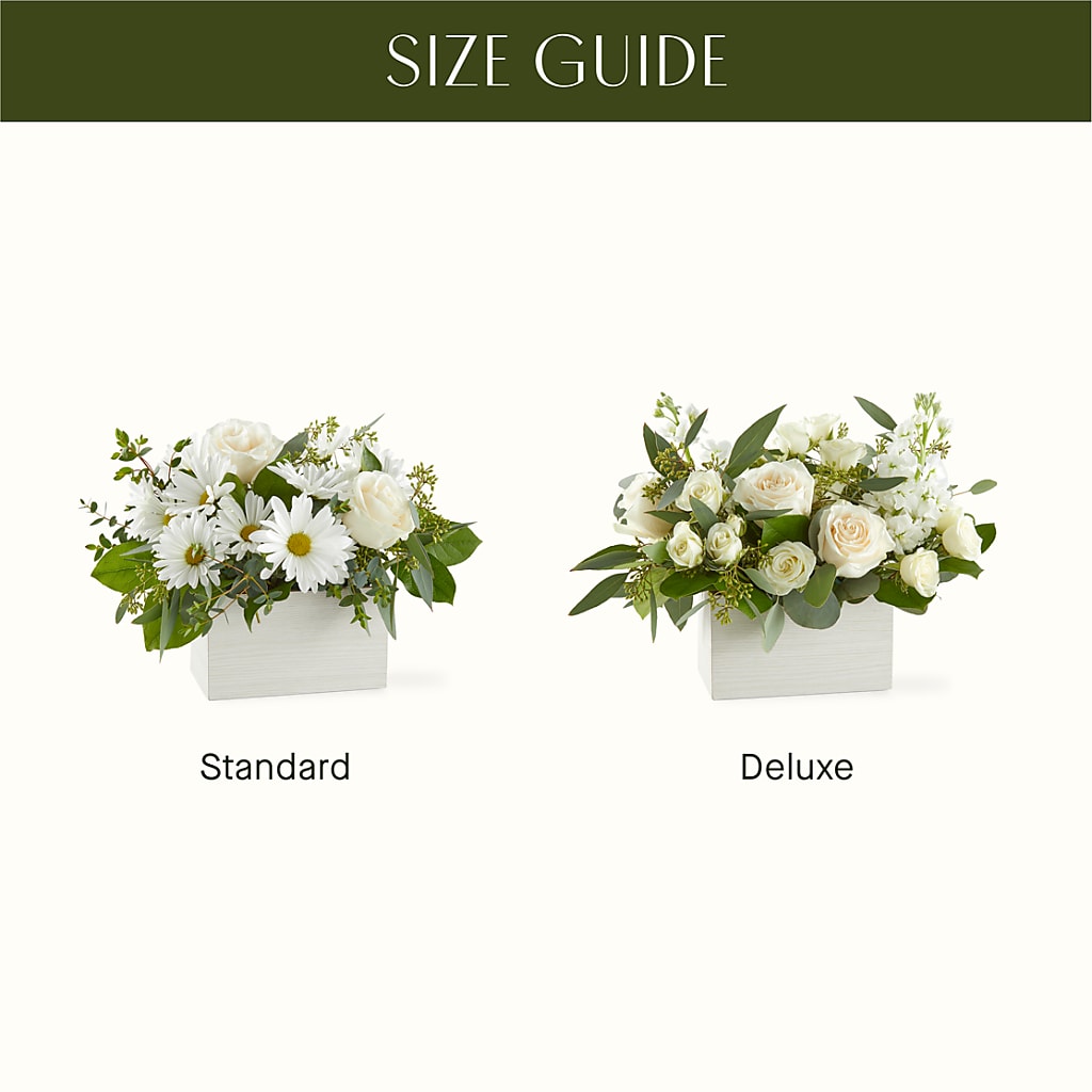 Fresh Linen Box Bouquet – GARRISON DESIGNS FLORIST & INTERIORS, Huntington WV