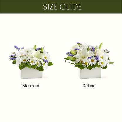 Beyond Blue Box Bouquet – GARRISON DESIGNS FLORIST & INTERIORS, Huntington WV