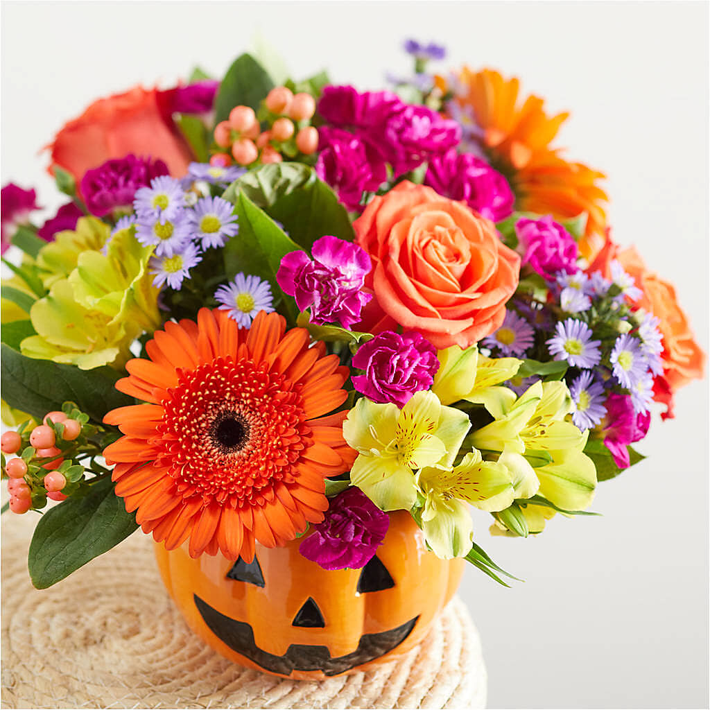 Tricks & Treats Pumpkin – GARRISON DESIGNS FLORIST & INTERIORS, Huntington WV
