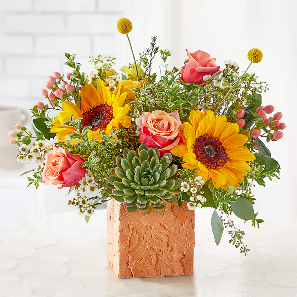 Sunflower Season Bouquet – GARRISON DESIGNS FLORIST & INTERIORS, Huntington WV