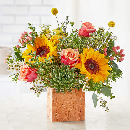 Sunflower Season Bouquet – GARRISON DESIGNS FLORIST & INTERIORS, Huntington WV