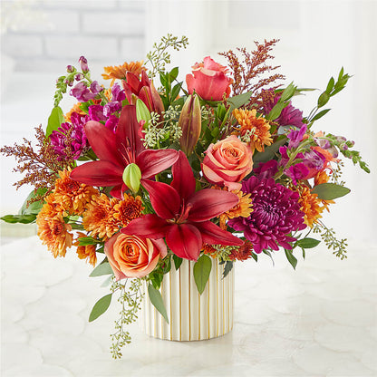 Burgundy Landscape Bouquet – GARRISON DESIGNS FLORIST & INTERIORS, Huntington WV