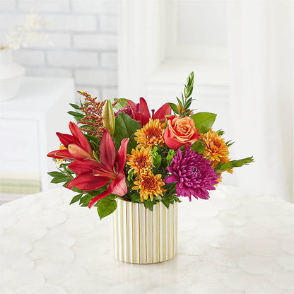 Burgundy Landscape Bouquet – GARRISON DESIGNS FLORIST & INTERIORS, Huntington WV