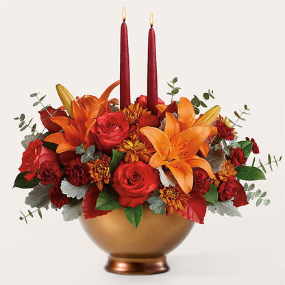Fruits of Fall Centerpiece – GARRISON DESIGNS FLORIST & INTERIORS, Huntington WV