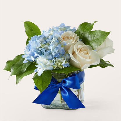 Sky Blue Delight Bouquet – GARRISON DESIGNS FLORIST & INTERIORS, Huntington WV