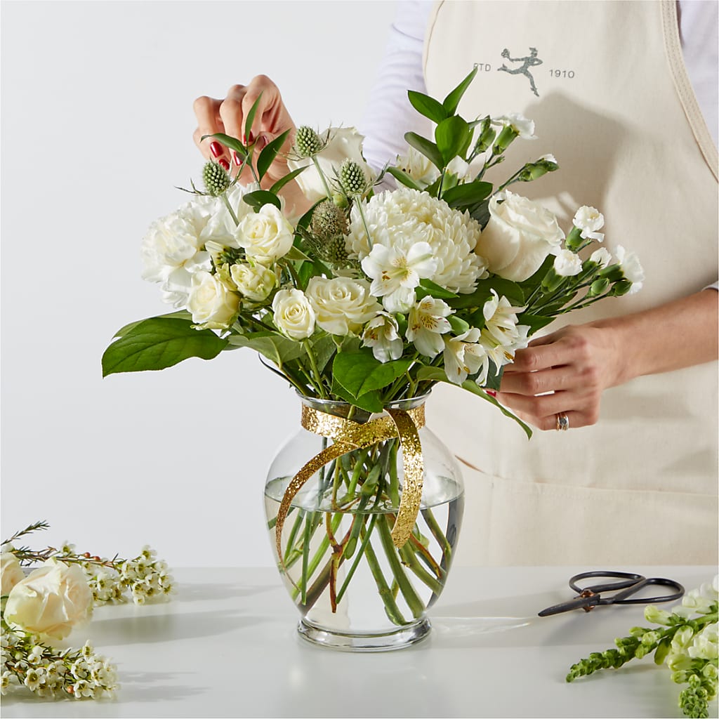New Beginnings – A Florist Original – GARRISON DESIGNS FLORIST & INTERIORS, Huntington WV
