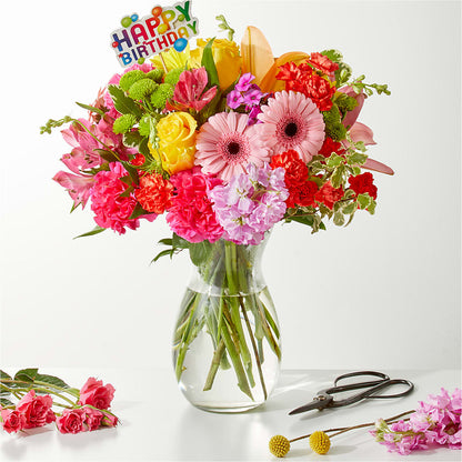 Cue the Confetti - A Florist Original – GARRISON DESIGNS FLORIST & INTERIORS, Huntington WV