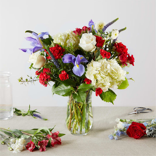 Star Spangled - A Florist Original – GARRISON DESIGNS FLORIST & INTERIORS, Huntington WV