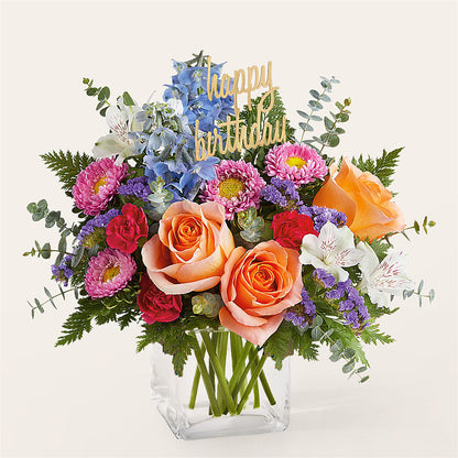 Birthday Bash Bouquet – GARRISON DESIGNS FLORIST & INTERIORS, Huntington WV