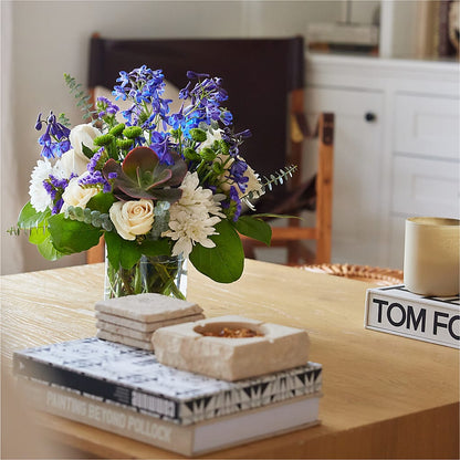 Cerulean Waves Bouquet – GARRISON DESIGNS FLORIST & INTERIORS, Huntington WV