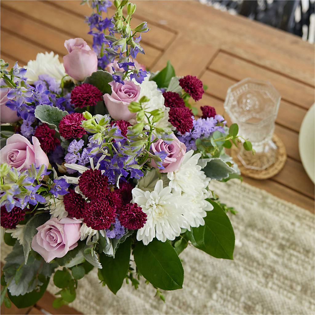 Violet Frost Bouquet – GARRISON DESIGNS FLORIST & INTERIORS, Huntington WV