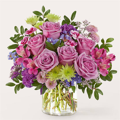 Glass Half Full Bouquet – GARRISON DESIGNS FLORIST & INTERIORS, Huntington WV