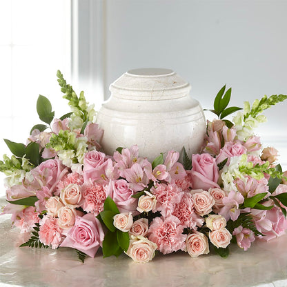 Blooms of Hope Cremation Adornment – GARRISON DESIGNS FLORIST & INTERIORS, Huntington WV