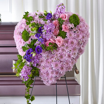 Treasured Love Standing Heart – GARRISON DESIGNS FLORIST & INTERIORS, Huntington WV
