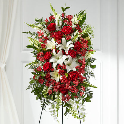 Everlasting Memory Standing Spray – GARRISON DESIGNS FLORIST & INTERIORS, Huntington WV