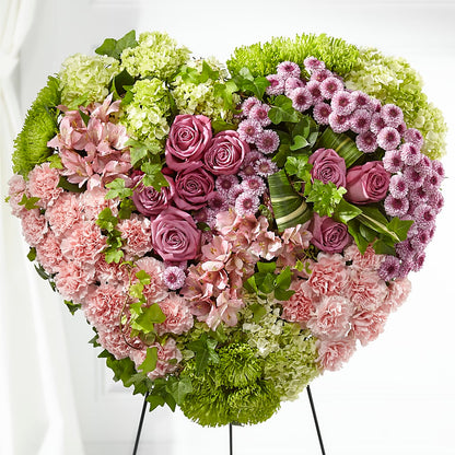 Heartwarming Standing Heart – GARRISON DESIGNS FLORIST & INTERIORS, Huntington WV