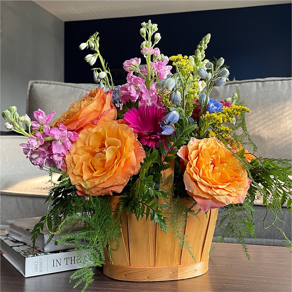 Garden of Life Basket – GARRISON DESIGNS FLORIST & INTERIORS, Huntington WV
