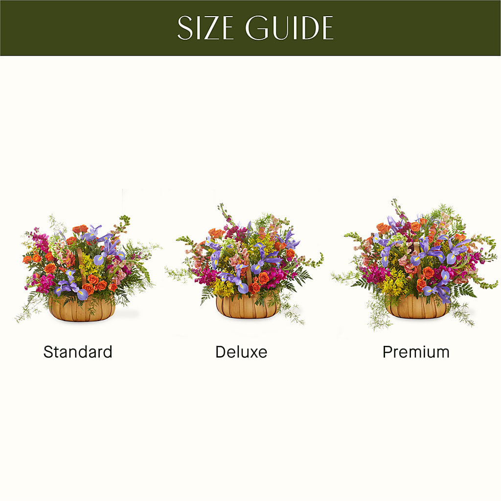 Garden of Life Basket – GARRISON DESIGNS FLORIST & INTERIORS, Huntington WV
