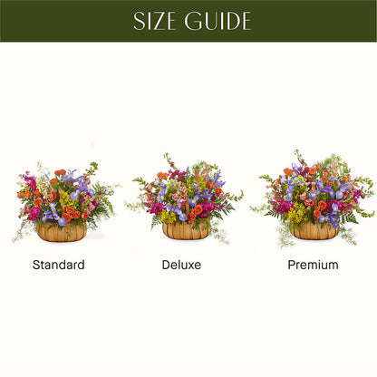 Garden of Life Basket – GARRISON DESIGNS FLORIST & INTERIORS, Huntington WV