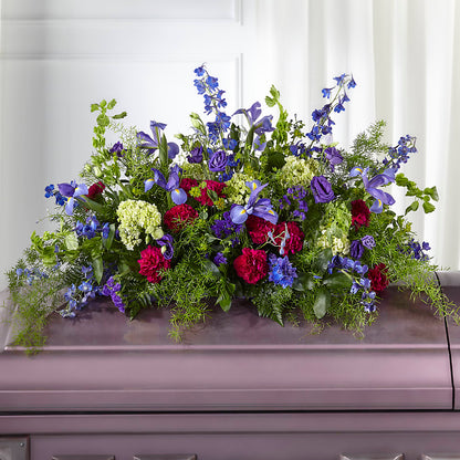 Always Treasured Casket Spray – GARRISON DESIGNS FLORIST & INTERIORS, Huntington WV
