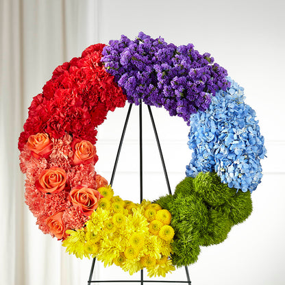 Circle of Love Wreath – GARRISON DESIGNS FLORIST & INTERIORS, Huntington WV