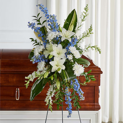 Eternal Impressions Standing Spray – GARRISON DESIGNS FLORIST & INTERIORS, Huntington WV