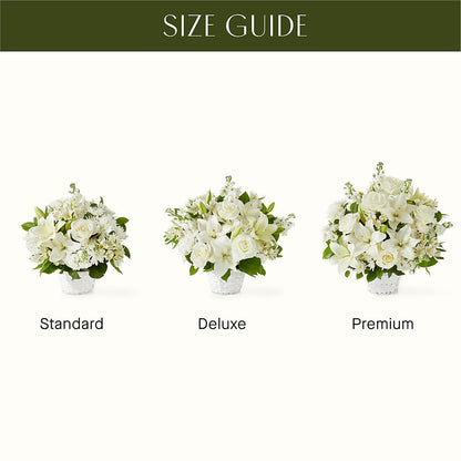 Peaceful Reflections Arrangement – GARRISON DESIGNS FLORIST & INTERIORS, Huntington WV