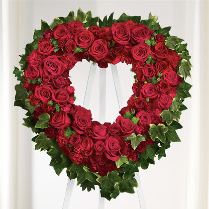 Wholehearted Standing Spray – GARRISON DESIGNS FLORIST & INTERIORS, Huntington WV
