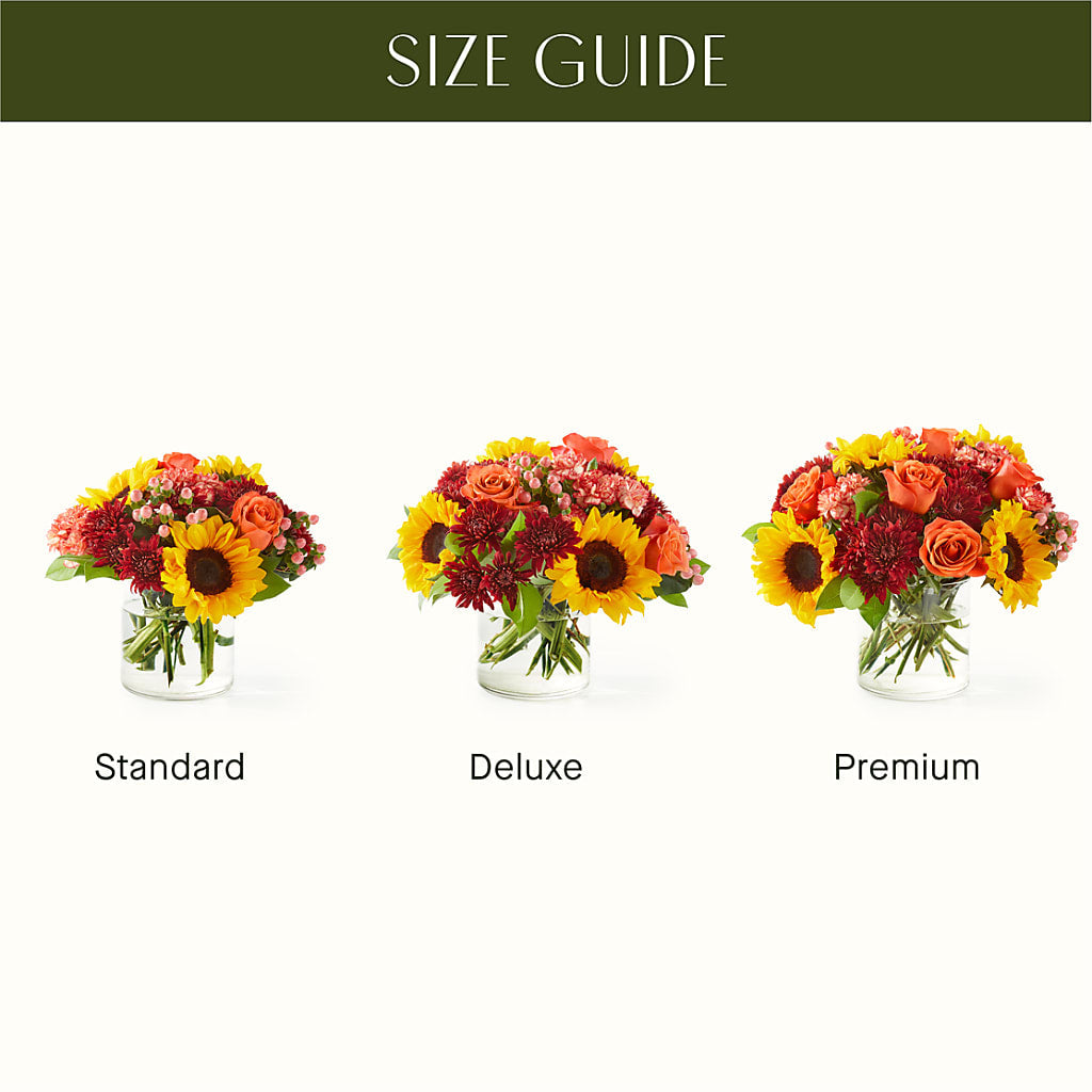 September Sunset Bouquet – GARRISON DESIGNS FLORIST & INTERIORS, Huntington WV