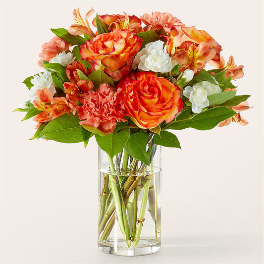 Apricot Glow Bouquet – GARRISON DESIGNS FLORIST & INTERIORS, Huntington WV