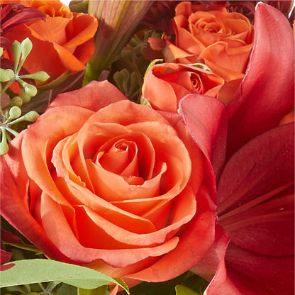 Crimson Leaves Bouquet – GARRISON DESIGNS FLORIST & INTERIORS, Huntington WV