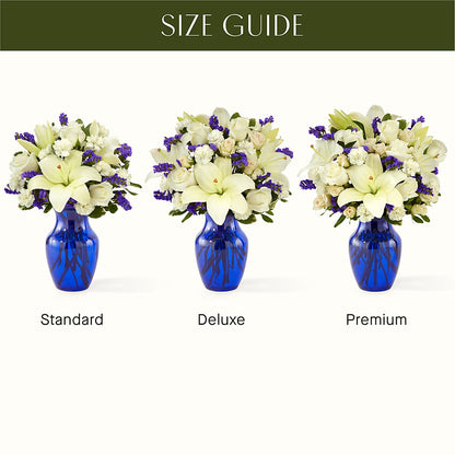Sapphire Rush Bouquet – GARRISON DESIGNS FLORIST & INTERIORS, Huntington WV