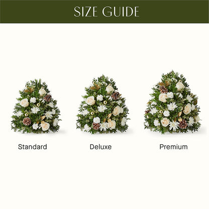 Snowed In Tree – GARRISON DESIGNS FLORIST & INTERIORS, Huntington WV