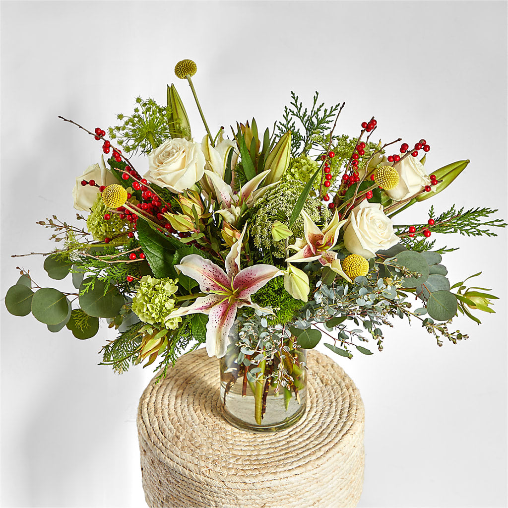 Berry & Bright Bouquet – GARRISON DESIGNS FLORIST & INTERIORS, Huntington WV