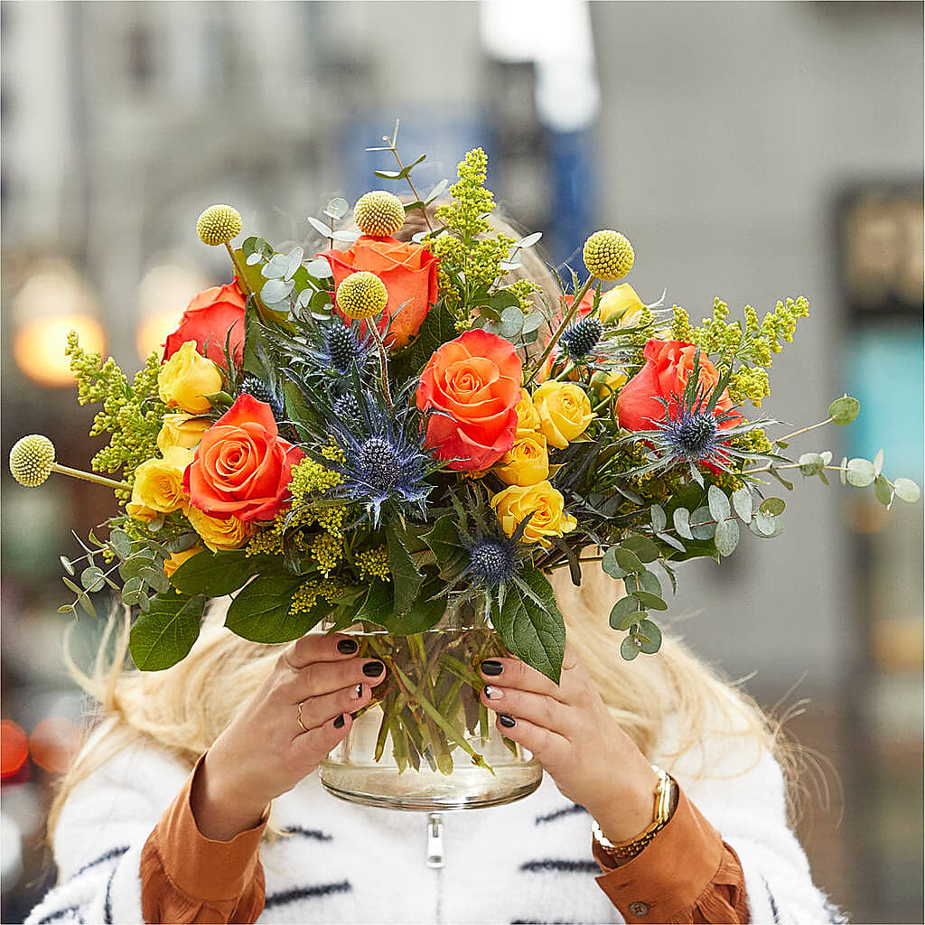 Disco Bouquet – GARRISON DESIGNS FLORIST & INTERIORS, Huntington WV