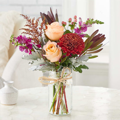 Moody Hues Bouquet – GARRISON DESIGNS FLORIST & INTERIORS, Huntington WV