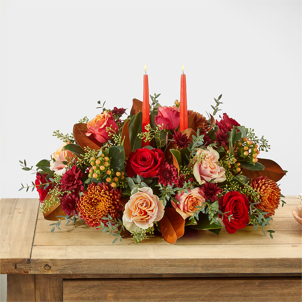Gather Near Centerpiece – GARRISON DESIGNS FLORIST & INTERIORS, Huntington WV