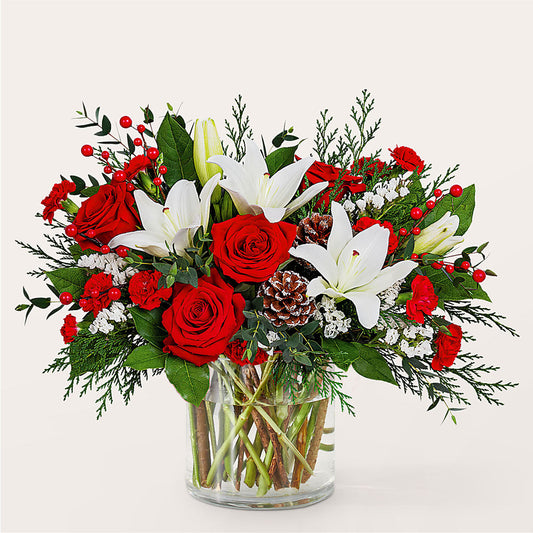 Best in Snow Bouquet – GARRISON DESIGNS FLORIST & INTERIORS, Huntington WV