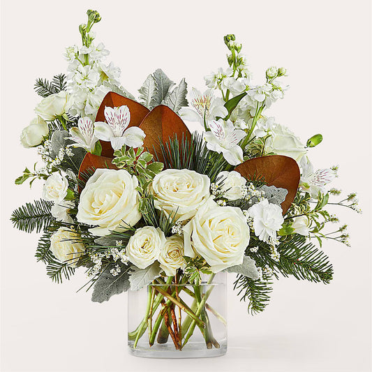 Fresh Snowfall Bouquet – GARRISON DESIGNS FLORIST & INTERIORS, Huntington WV