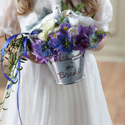 Enchantment Flower Girl Arrangement – GARRISON DESIGNS FLORIST & INTERIORS, Huntington WV