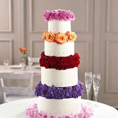 Infinite Love Cake Décor – GARRISON DESIGNS FLORIST & INTERIORS, Huntington WV