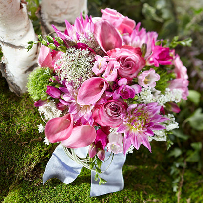 Pink Profusion Bouquet – GARRISON DESIGNS FLORIST & INTERIORS, Huntington WV