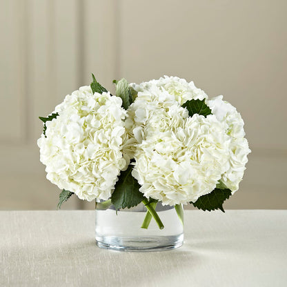 White Hydrangea Bouquet – GARRISON DESIGNS FLORIST & INTERIORS, Huntington WV