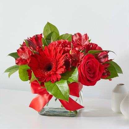 Red Hot Bouquet – GARRISON DESIGNS FLORIST & INTERIORS, Huntington WV