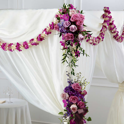 Color & Light Chuppah Decor – GARRISON DESIGNS FLORIST & INTERIORS, Huntington WV